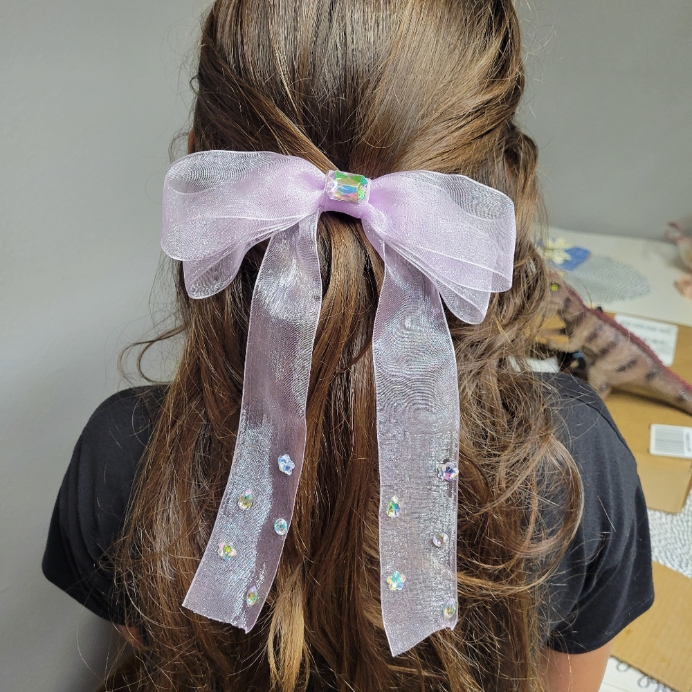 Elegant Pink Hair Bow for Kids